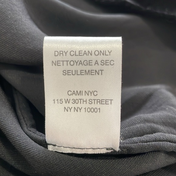 NWOT CAMI NYC Black Velvet and Lace Cami. Size M - Picture 9 of 9